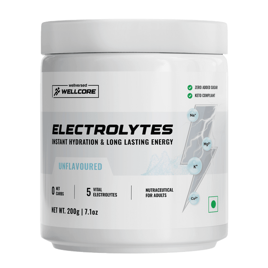 Wellcore - Unflavoured Electrolytes | 2x200g, 57 Servings