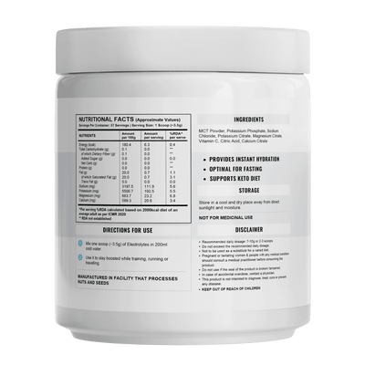 Wellcore - Unflavoured Electrolytes | 2x200g, 57 Servings