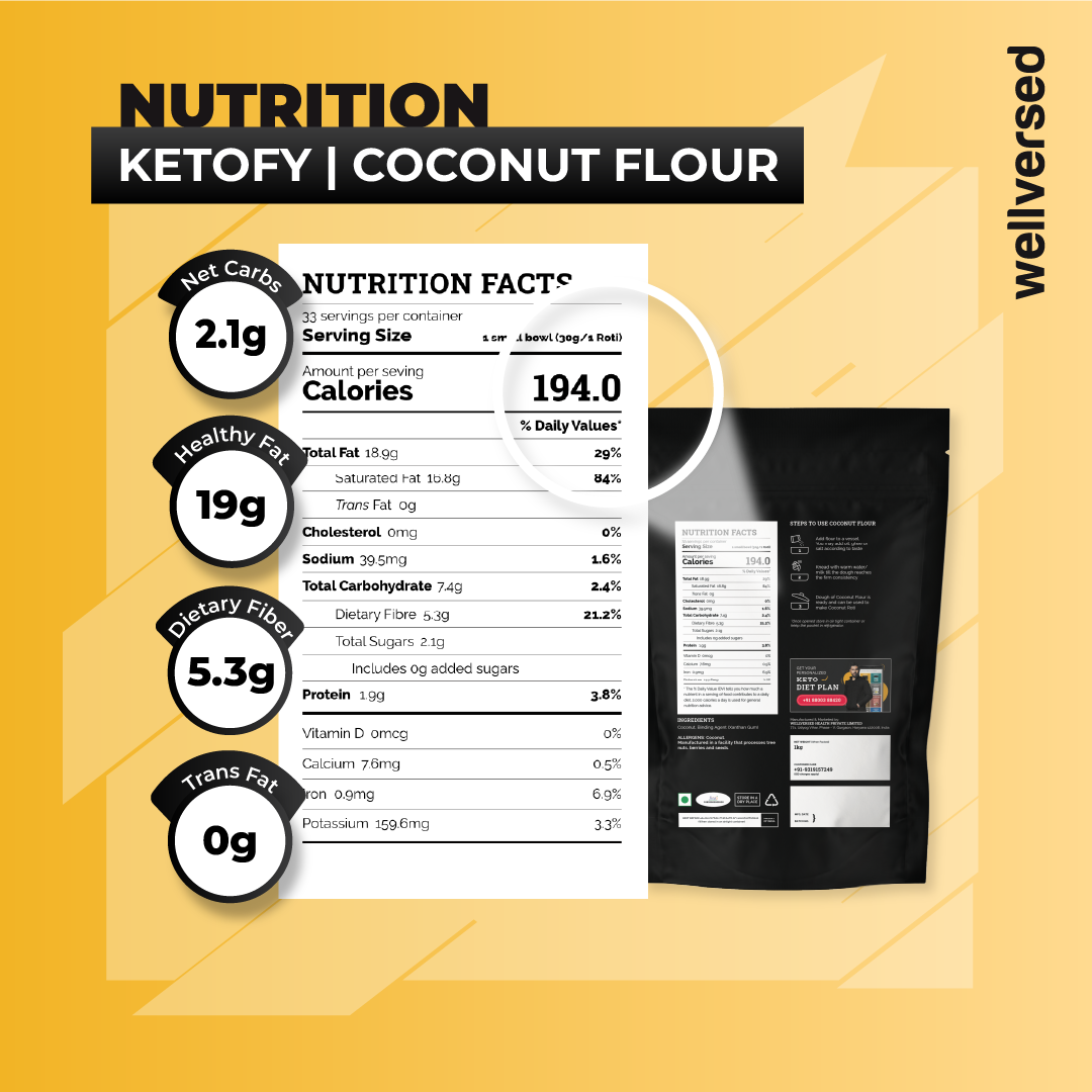 Ketofy - Coconut Flour (2*1kg)