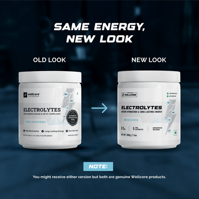 Wellcore - Unflavoured Electrolytes | 2x200g, 57 Servings