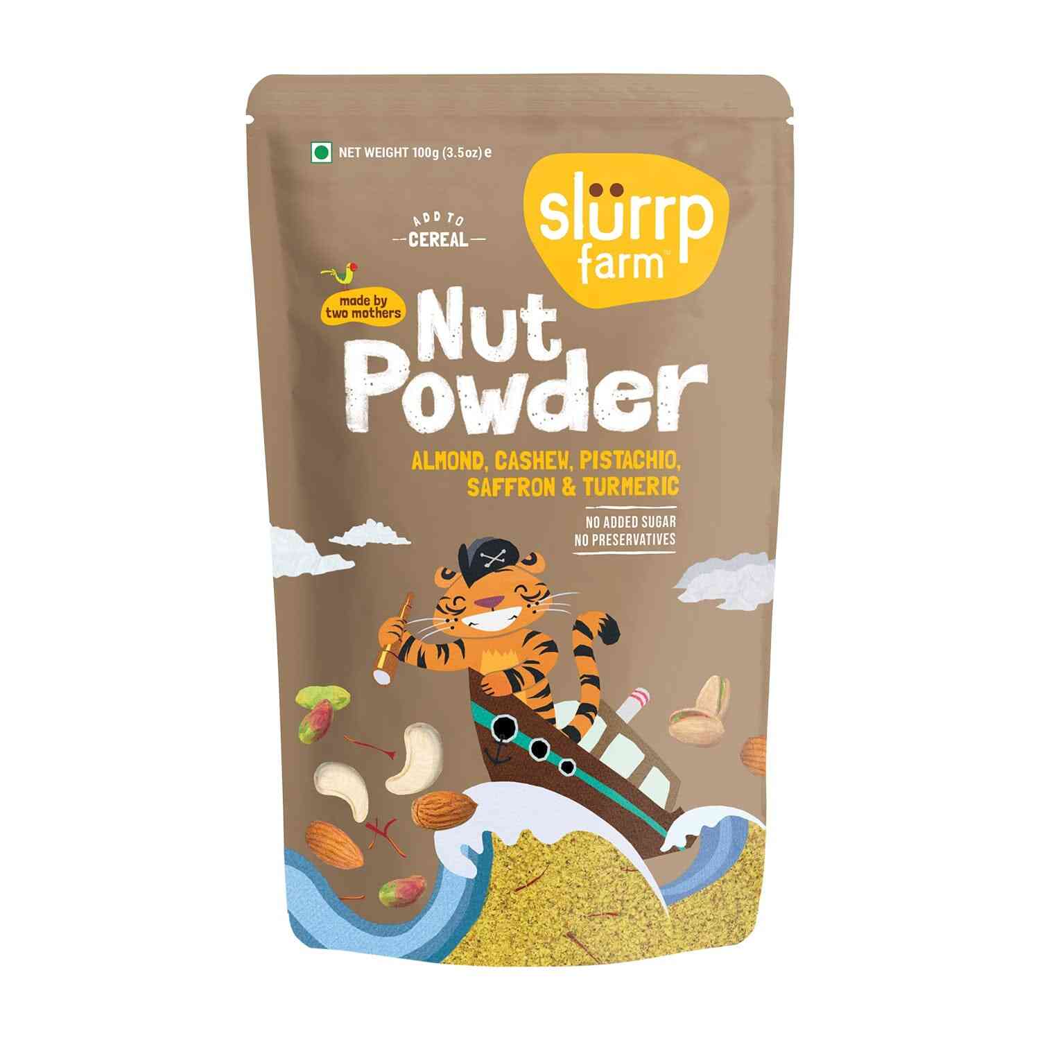 Slurrp Farm 100% Natural Nut Powder | 100 gms