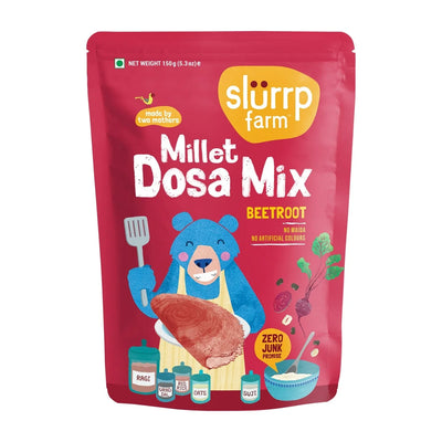 Slurrp Farm Beetroot Dosa Mix| 150 gms