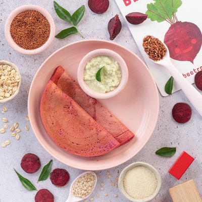 Slurrp Farm Beetroot Dosa Mix| 150 gms