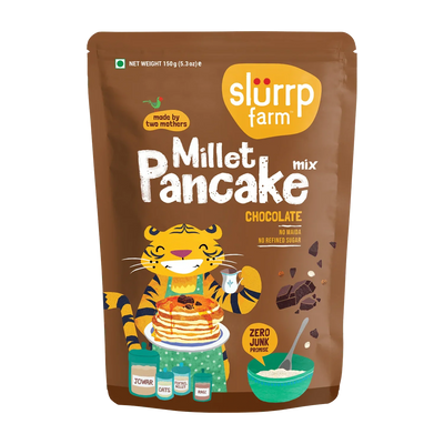 Slurrp Farm Chocolate Pancake Mix | 150 gms