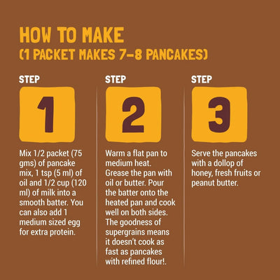 Slurrp Farm Chocolate Pancake Mix | 150 gms