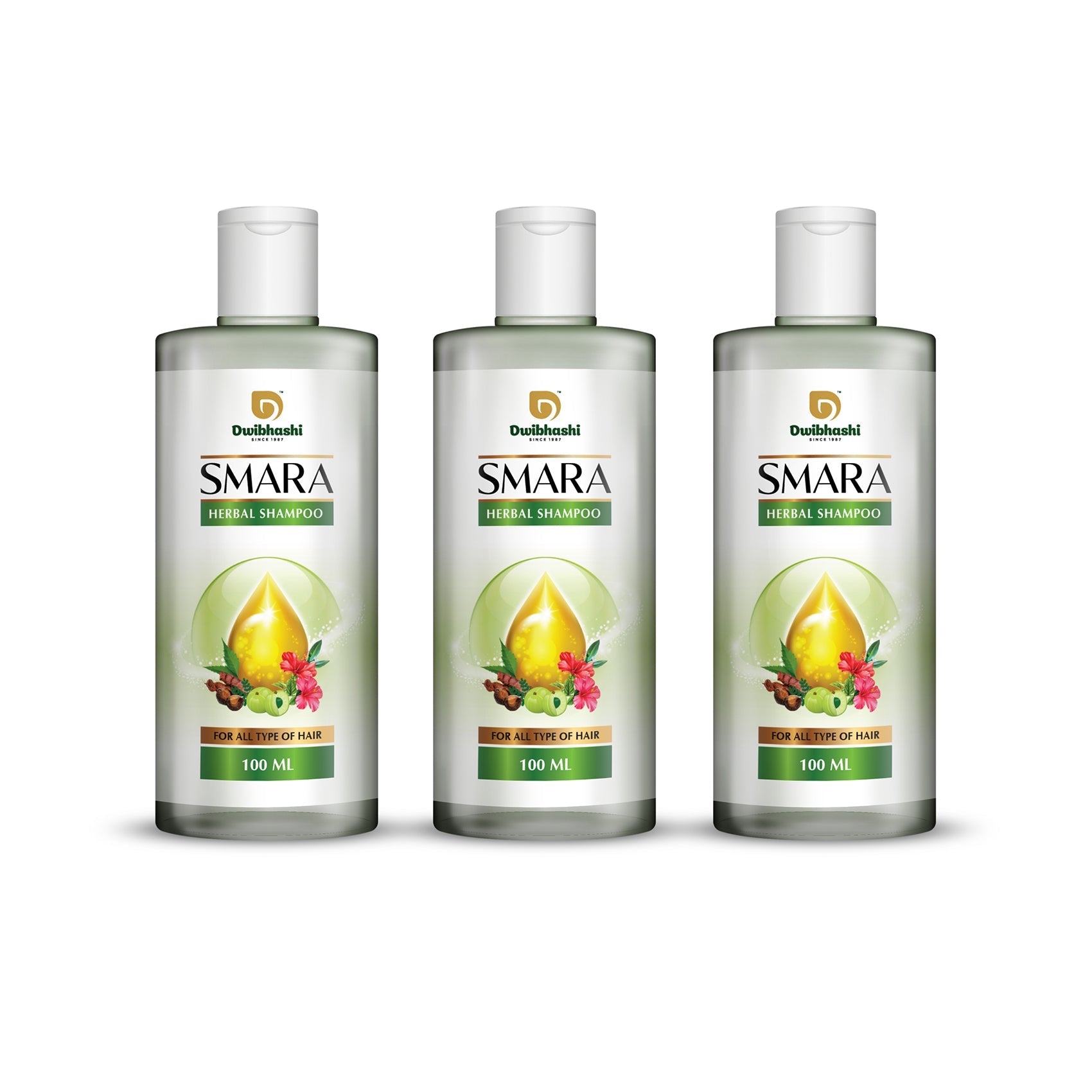 Dwibhashi Smara Herbal Shampoo