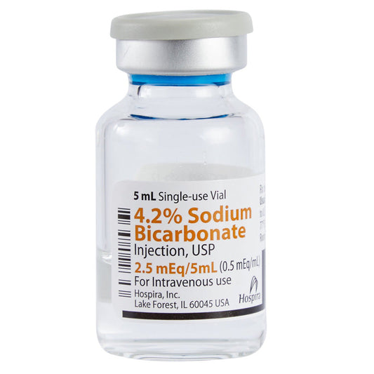 Sodium Bicarbonate 4.2% Injection Single-Dose Vials 5 mL x 25/Tray by Pfizer (Rx)