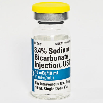 Sodium Bicarbonate Injection 8.4% Dose IV 10 mL Vial (Rx)
