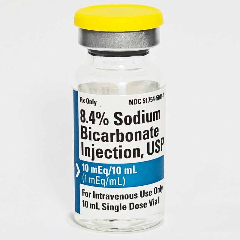 Sodium Bicarbonate Injection 8.4% Dose IV 10 mL Vial (Rx)