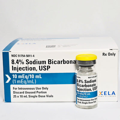 Sodium Bicarbonate Injection 8.4% Dose IV 10 mL Vial (Rx)