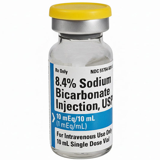 Sodium Bicarbonate Injection 8.4% Dose IV 10 mL Vial (Rx)