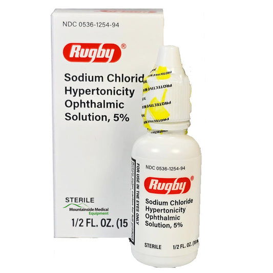 Sodium Chloride Hypertonicity Ophthalmic Solution 5% Eye Drops 15 mL