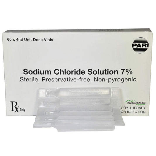 Sodium Chloride Inhalation 7% Unit Dose 4 mL Ampule Vials, 60 Count  (Rx)
