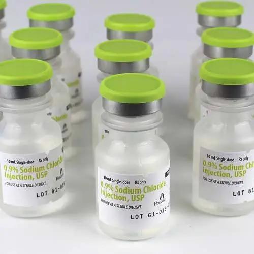 Sodium Chloride 0.9% for Injection 10 ml Single-Dose Vials by Pfizer 25/Pack (Rx)
