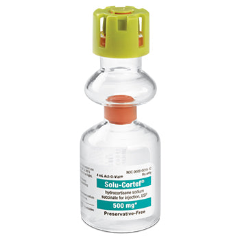 Solu-Cortef for Injection 500 mg Single Dose Vial 4 mL by Pfizer (RX)
