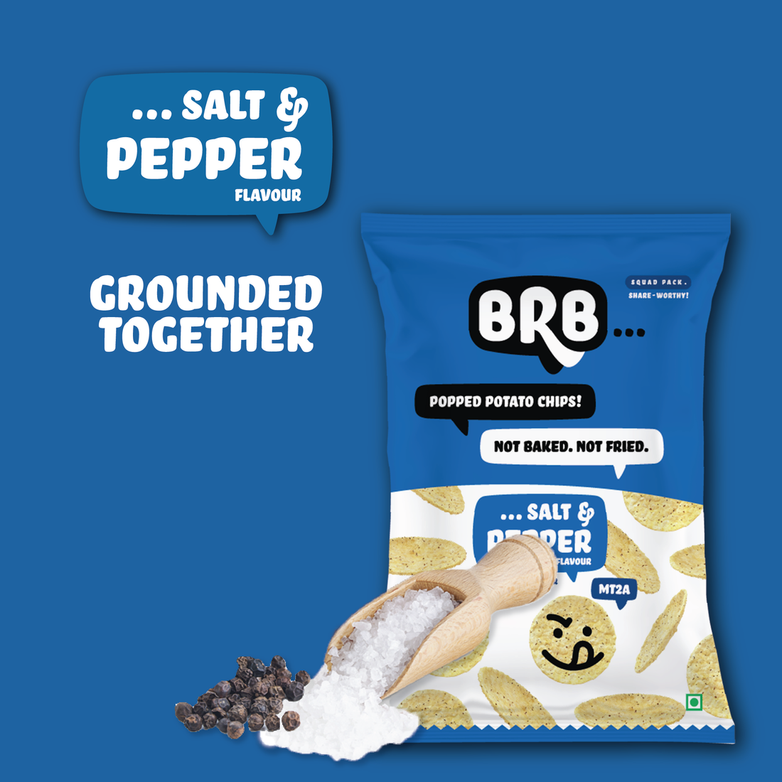 20x Potato Popped Chips -  20 Packs (48 Grams Each) - 5 Flavours X 4 Packs