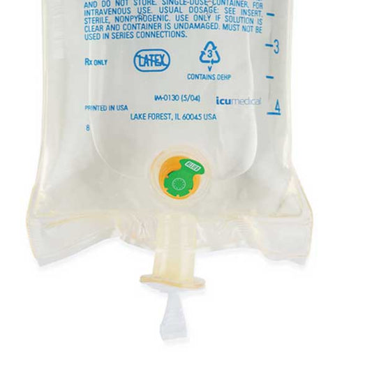 Steri-Tamp Seals for IV Bags & Injection Vials with Belly Button Port 1000/Roll