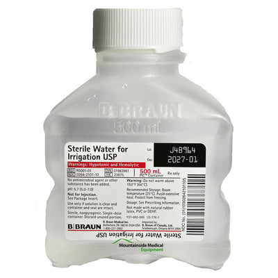 Sterile Water for Irrigation 500 ml Bottle, EACH