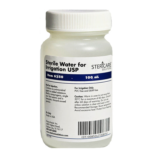 Sterile Water for Irrigation USP with Screw Top