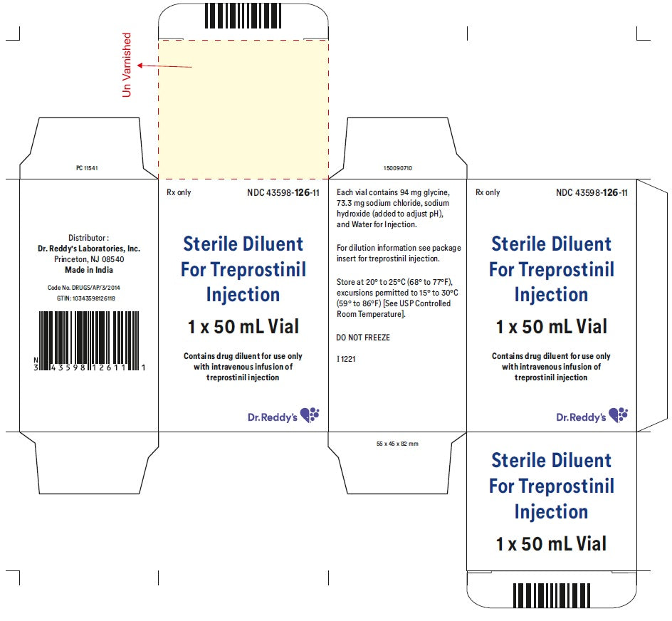 Sterile Diluent for Treprostinil Injection 50 mL Vial by Dr Reddy