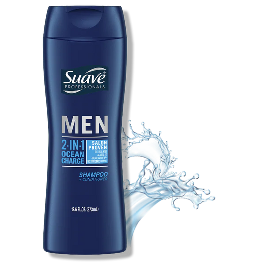 Suave 2 In 1 Ocean Charge Shampoo & Conditioner For Men 12.6 oz