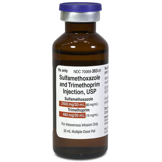 Sulfamethoxazole and Trimethoprim Injection Multiple-Dose Vial 30 mL (RX)