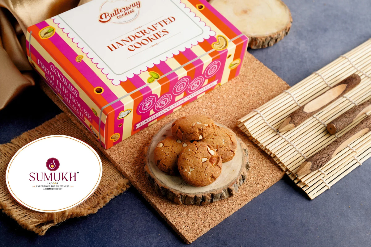 Sumukh Jowar Almond Cookies - 250 gms