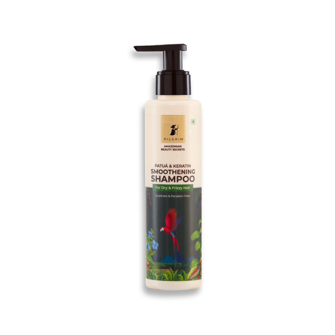 PILGRIM AMAZONIAN BEAUTY SECRETS PATUA & KERATIN SMOOTHING SHAMPOO 200ML - FOR DRY & FRIZZY HAIR