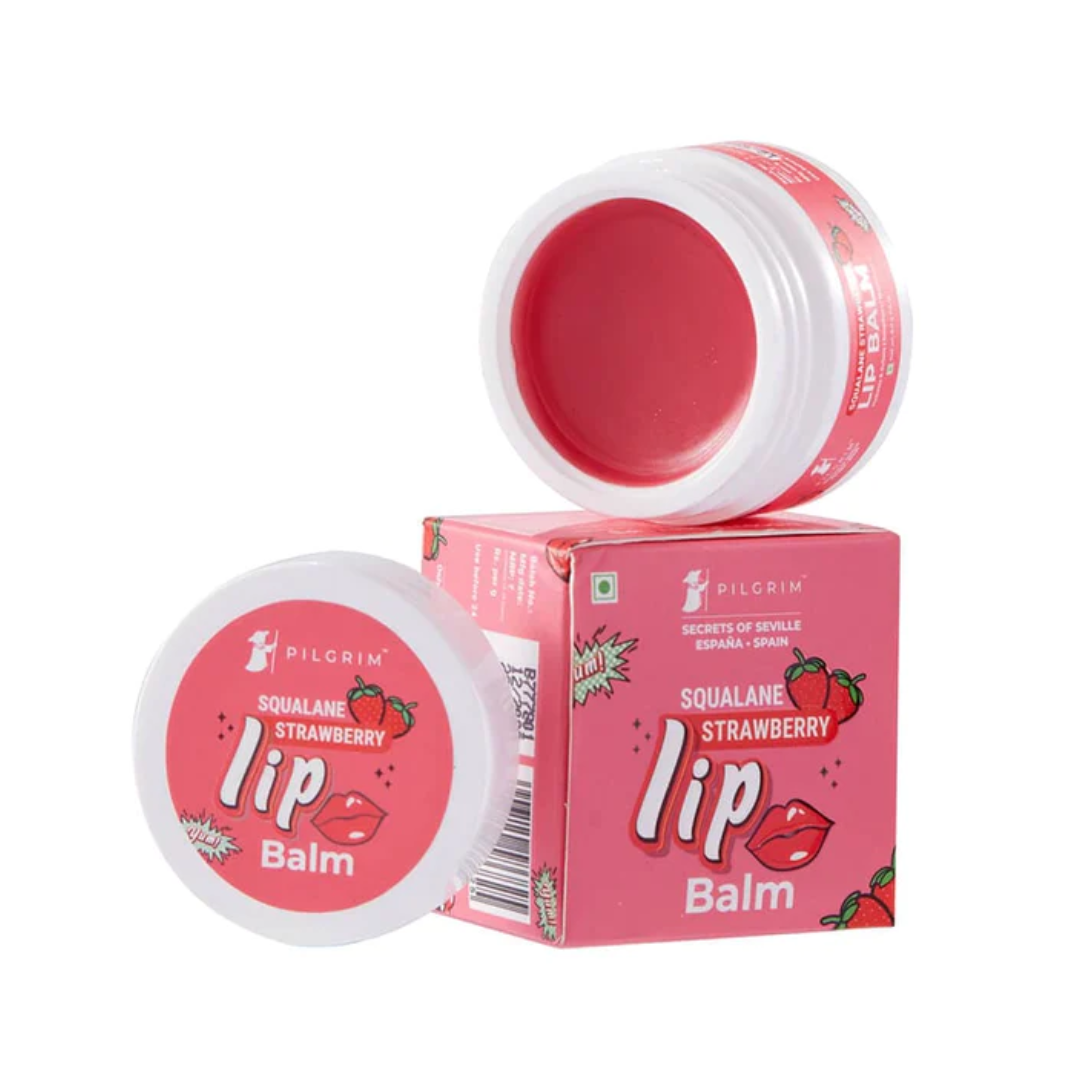 PILGRIM SQUALANE STRAWBERRY LIP BALM 8 G