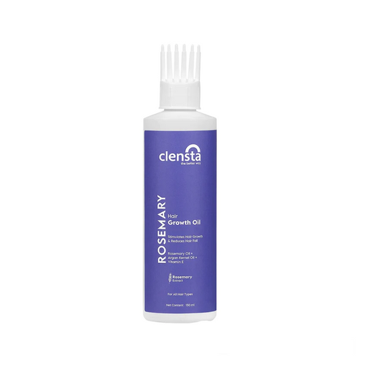 Clensta rosemary hair growth oil 150ml - stimulates hair growth & reduces hair fall