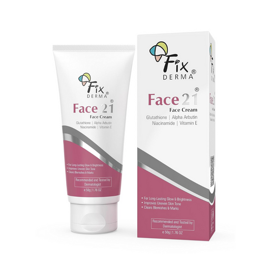 Fix derma face 21 face cream 50g - glutathione / alpha arbutin / Niacinamide/vitamin E