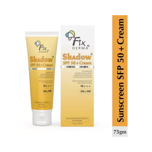 Fix derma shadow spf 50+cream PA ++++ UVA & UVB 75g