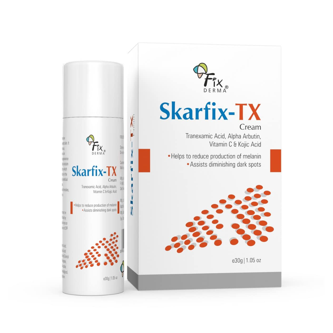 Fix derma skarfix -Tx cream 30g-tranexamic acid,alpha arbutin,vitamin c& kojic acid