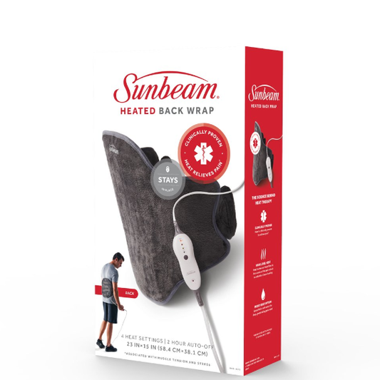 Heated Back Wrap, 23" x 15" - Sunbeam