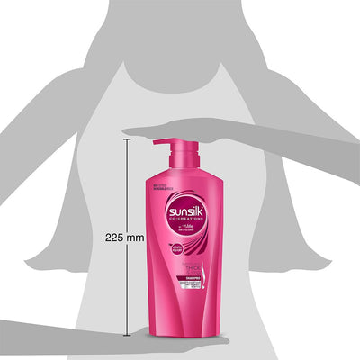 Sunsilk Lusciously Thick & Long Shampoo With Keratin, For 2X Thicker Hair