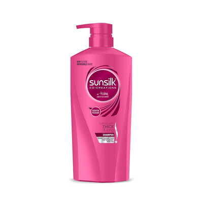 Sunsilk Lusciously Thick & Long Shampoo With Keratin, For 2X Thicker Hair