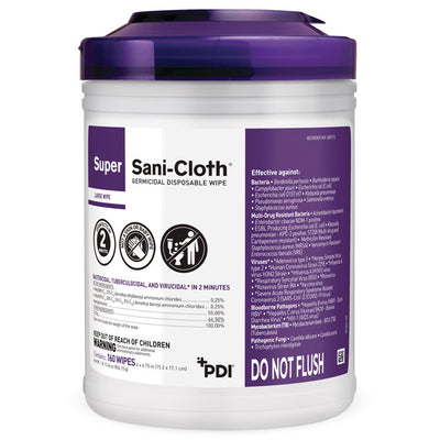 Super Sani Cloth Germicidal Disposable Wipes