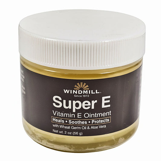Super Vitamin E Ointment with Wheat Germ Oil and Aloe Vera  2 oz