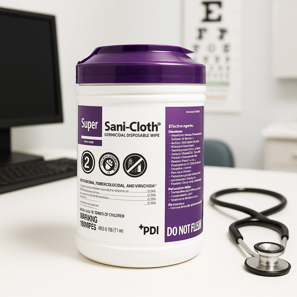Super Sani Cloth Germicidal Disposable Wipes