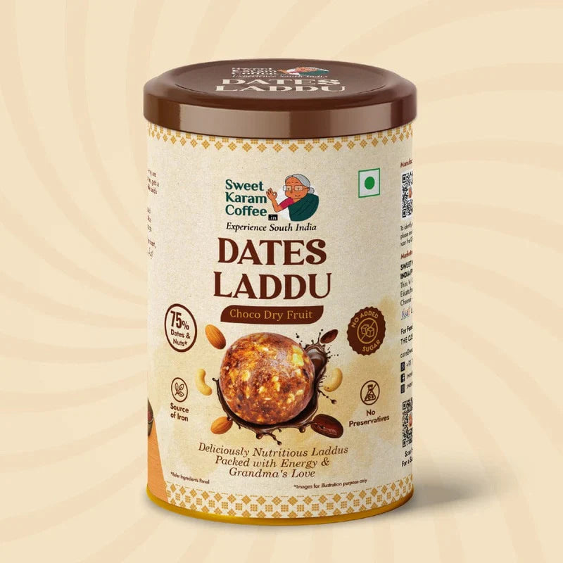 Sweet Karam Coffee Choco Dryfruit Dates Laddu - 360 gms