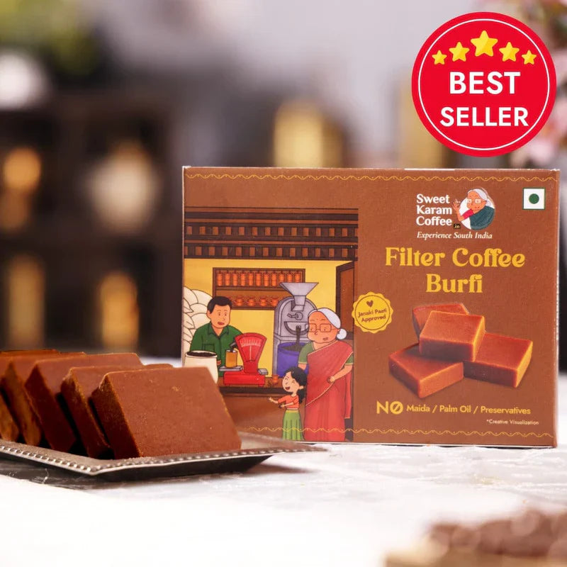 Sweet Karam Coffee Filter Coffee Burfi - 250 gms