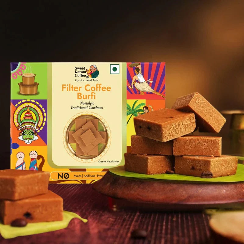 Sweet Karam Coffee Filter Coffee Burfi - 250 gms