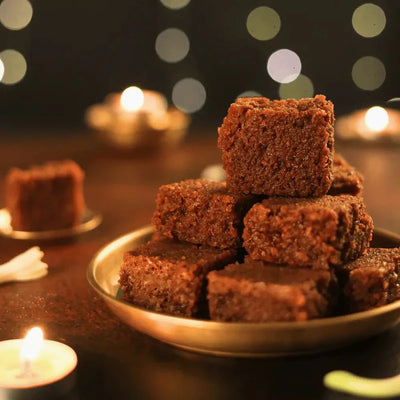 Sweet Karam Coffee Jaggery Coconut Burfi - 300 gms