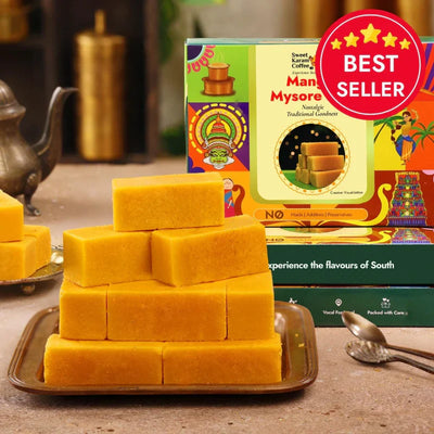 Sweet Karam Coffee Mango Mysorepak - 400 gms