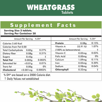 Herbal Hills Ayurveda Wheatgrass Tablets