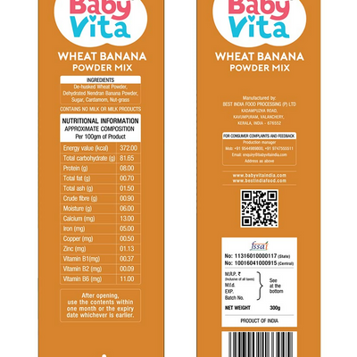 Babyvita Arbanox Wheat Banana Powder Mix