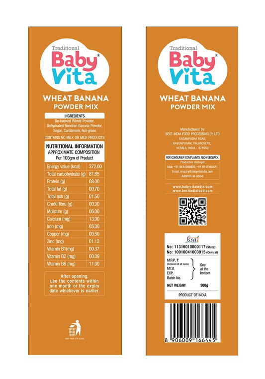 Babyvita Arbanox Wheat Banana Powder Mix