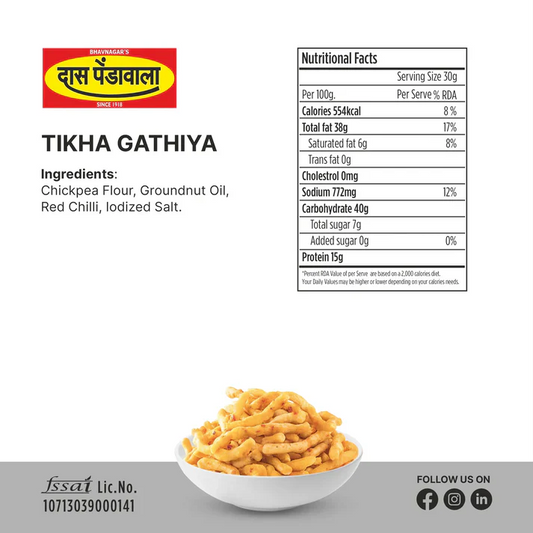 Das Pendawala Tikha Gathiya | 250 gms
