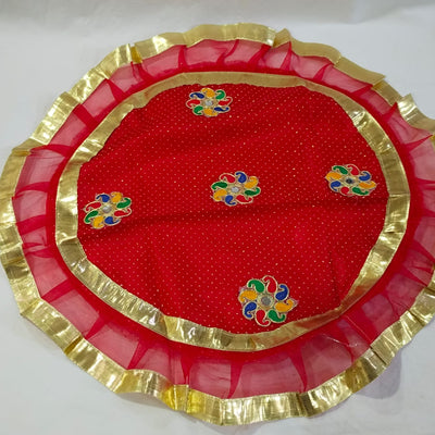 Nilanchal Handicraft Thal Posh Cover - Set of 1                                                   Code - TPC01