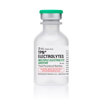 TPN Electrolytes (multiple electrolyte additive) Injection 20 mL SDV Vials x 25/Tray (RX)